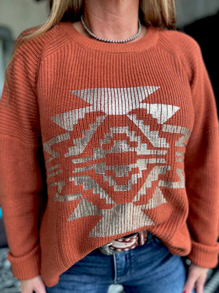 Taos Sweater {Rust}