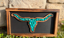 Longhorn Stone Decor (Black)