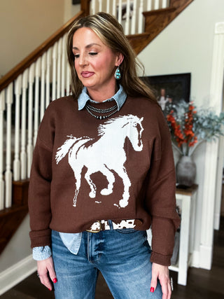 The Brave Horse Sweater