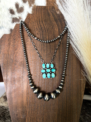The Sterling Rio Pearl Necklace (16”)