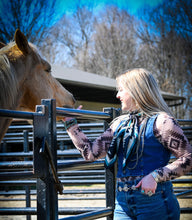 Pecos Queen Denim Concho Vest