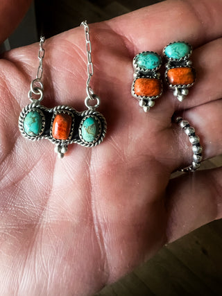 The Yuma Necklace and Earrings Set