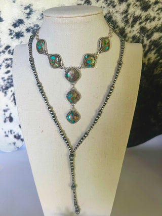 The Royston Split Sky Lariat Necklace
