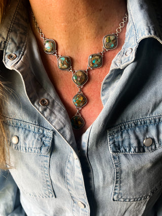 The Royston Split Sky Lariat Necklace