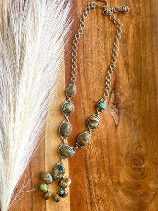 The Royston Ribbon Naja Lariat Necklace