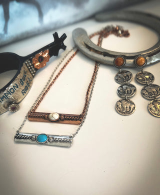 The Mazie Necklace {Silver or Bronze}