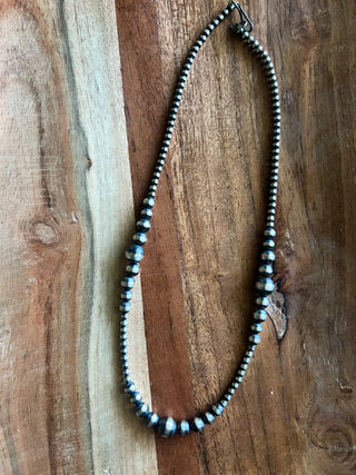 The Stone Pearl Necklace (14”)