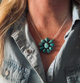The Sonoran Santa Fe Cluster Necklace