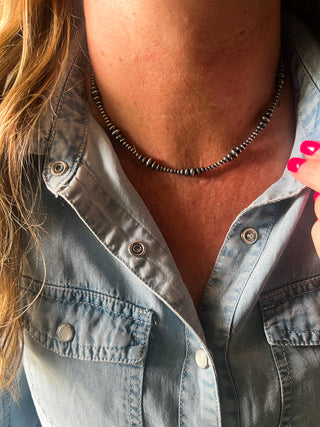 The Sedona Saucer Pearl Necklace (16”)