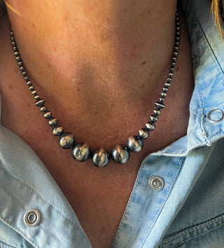 The Sterling Rio Pearl Necklace (16”)