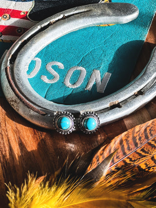 Round Rock Stud Earrings