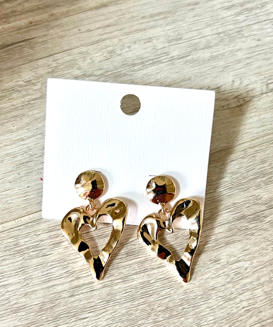 Large Heart Earrings