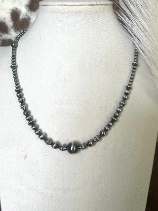 The Sterling Drifter Pearl Necklace (16”)