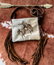 Buckin’ Horse Fringe Leather Handbag