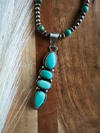 The Carico Moon Necklace (16”) by L. Ramone