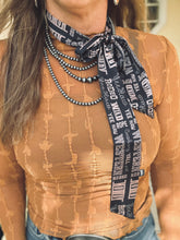 The Cowboy Lariat Lace Top {Saddle}