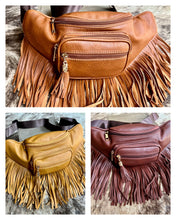Western Fringe Bum Bag {Tan, Yellow, Coffee}