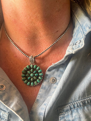 The Kingman Bloom Cluster Necklace