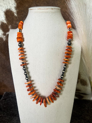 The Sienna Spiny Necklace (22”)