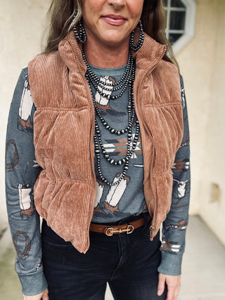 The Laredo Vest {Camel}