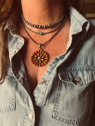 The Desert Heat Cluster Necklace