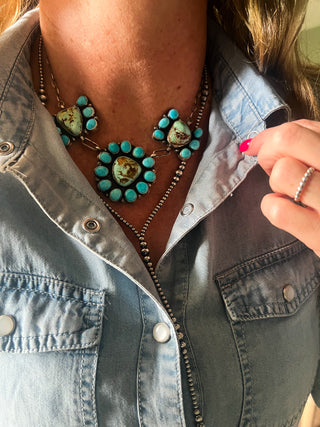 The Buffalo Horizon Necklace by Bonnie Benally