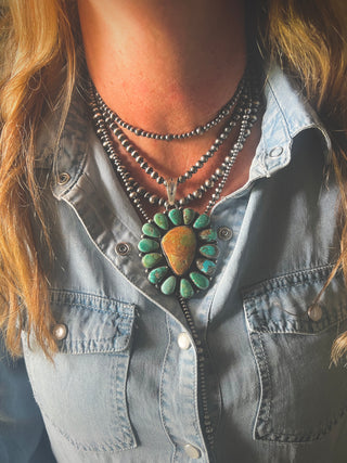 The High Plains Pendant Necklace by Betty Tom