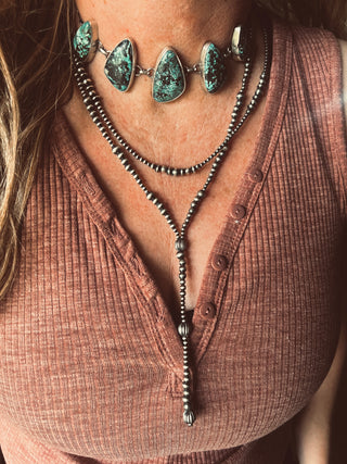 The Azure Horizon Necklace Set by Rena Shelly