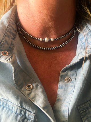 The Prairie Saucer Necklace (16”)