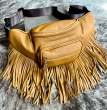 Western Fringe Bum Bag {Tan, Yellow, Coffee}