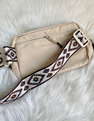 The Rio Aztec Belt Bag {Black, Beige, White}