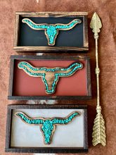 Longhorn Stone Decor (Black)