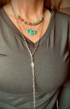 Silver Chain Lariat