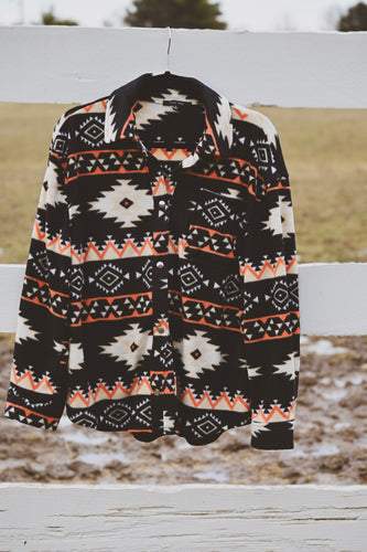 The Reyzin Aztec Jacket {Black}