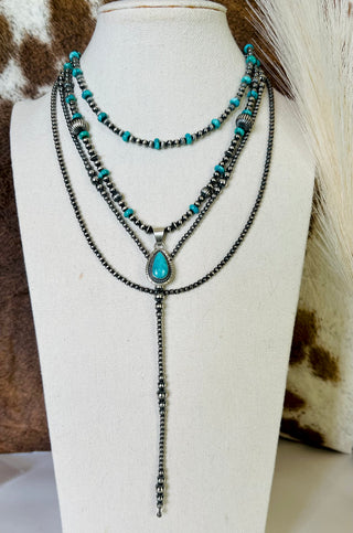 The Sierra River Necklace (16”) by D. Skeets