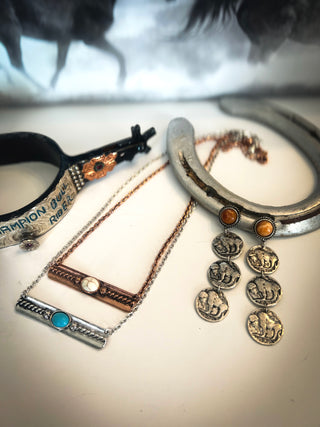The Mazie Necklace {Silver or Bronze}