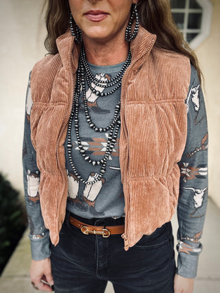 The Laredo Vest {Camel}