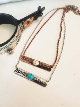 The Mazie Necklace {Silver or Bronze}