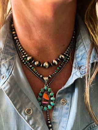 The Mojave Crest Cluster Necklace (16”)