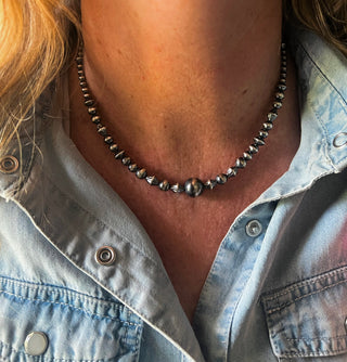 The Sterling Drifter Pearl Necklace (16”)