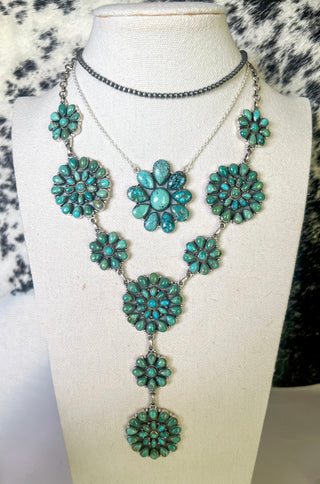 The Sonoran Sunrise Cluster Necklace