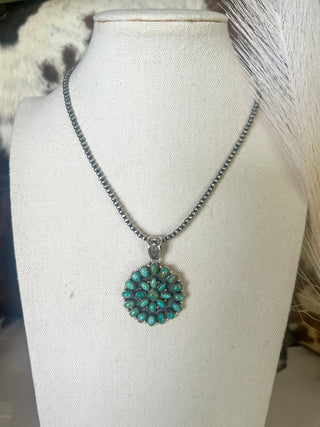 The Kingman Bloom Cluster Necklace