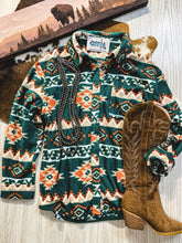 The Reyzin Aztec Jacket {Hunter Green}