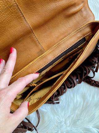 The Ranch Braided Fringe Handbag