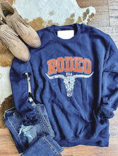 Navy Rodeo Sweatshirt