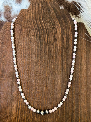 The Pink Desert Necklace (16”)