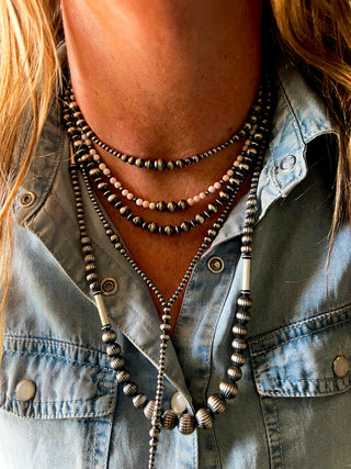The Pink Desert Necklace (16”)