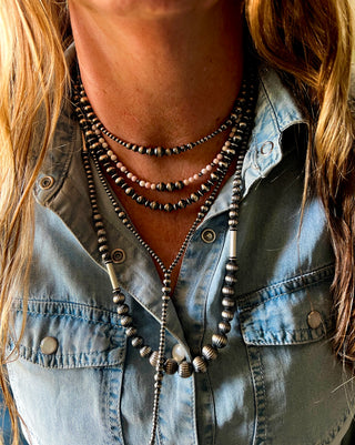 The Pink Desert Necklace (16”)