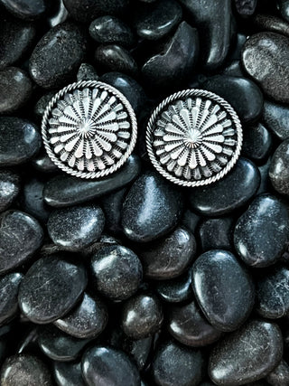 The Coral Concho Earrings by Tom Lewis
