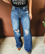 Gentry Wide Leg Flare Denim